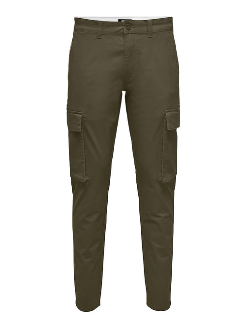 Next Cargo Pants - Olive Night - Only & Sons