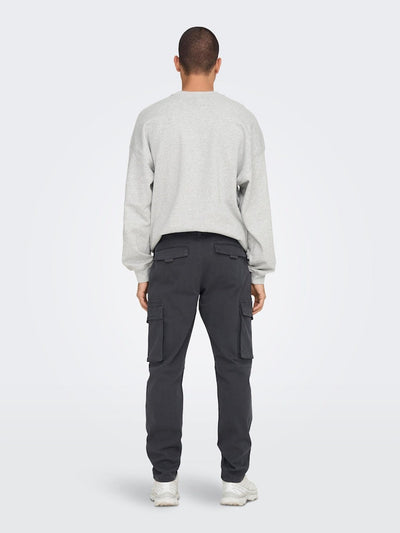 Next Cargo Pants - Grey Pinstripe - Only & Sons 5