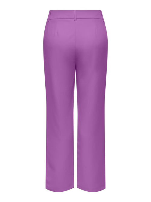 Lana-Berry Mid Straight Pants - Dewberry - ONLY