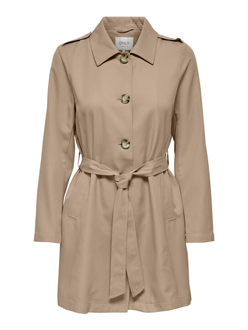 Line Trench Coat - Humus - ONLY