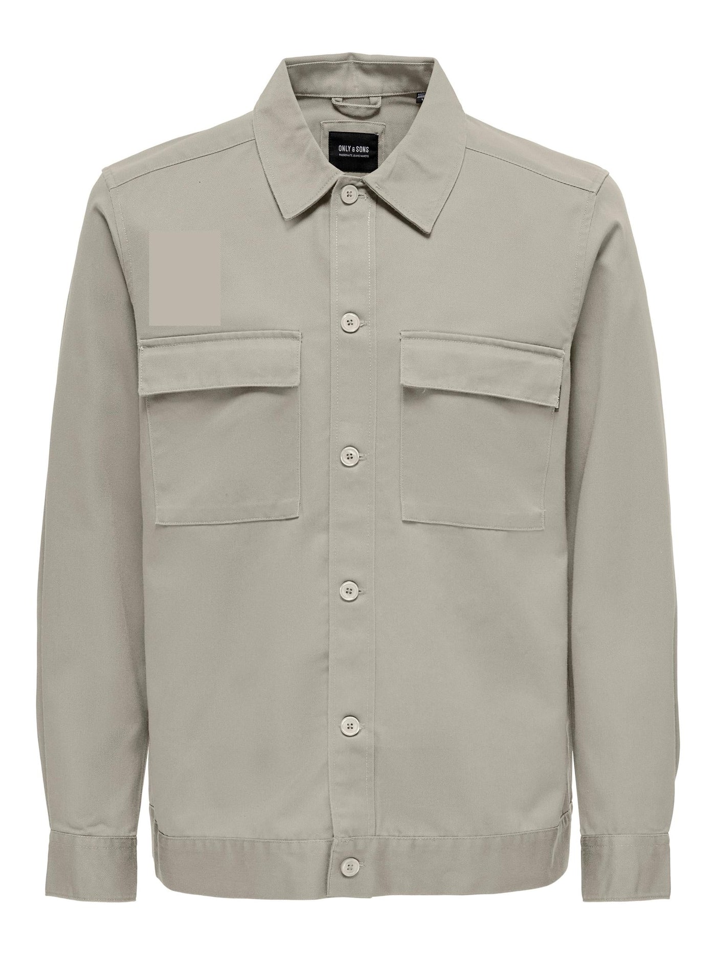 Toby Overshirt - Silver Lining - Only & Sons