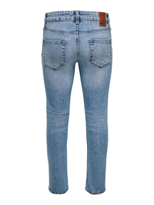 Loom Slim Fit Can Jeans - Blue Denim