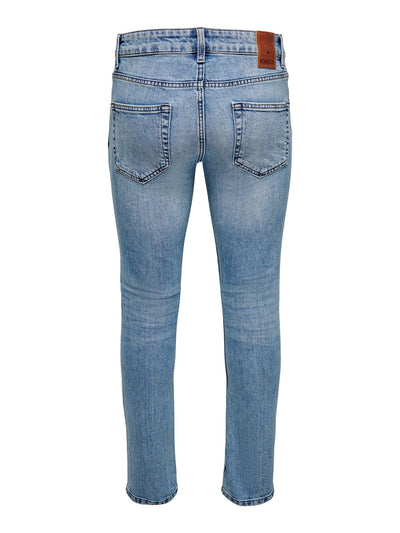 Loom Slim Fit Can Jeans - Blue Denim - Only & Sons 5
