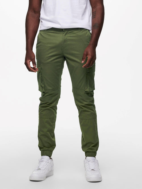 Cam Stage Cargo Pants - Olive Night - Only & Sons