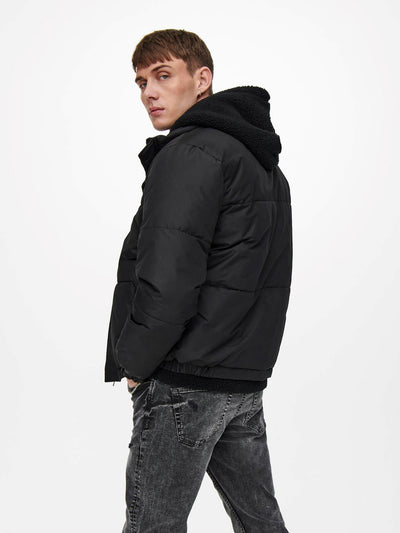 Orion Quilted Jacket - Svart - Only & Sons 2