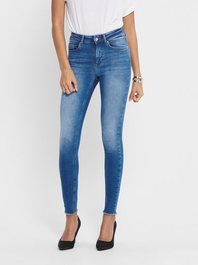 Blush Midsk Jeans - Medium Blå - ONLY