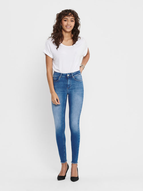 Blush Midsk Jeans - Medium Blå - ONLY