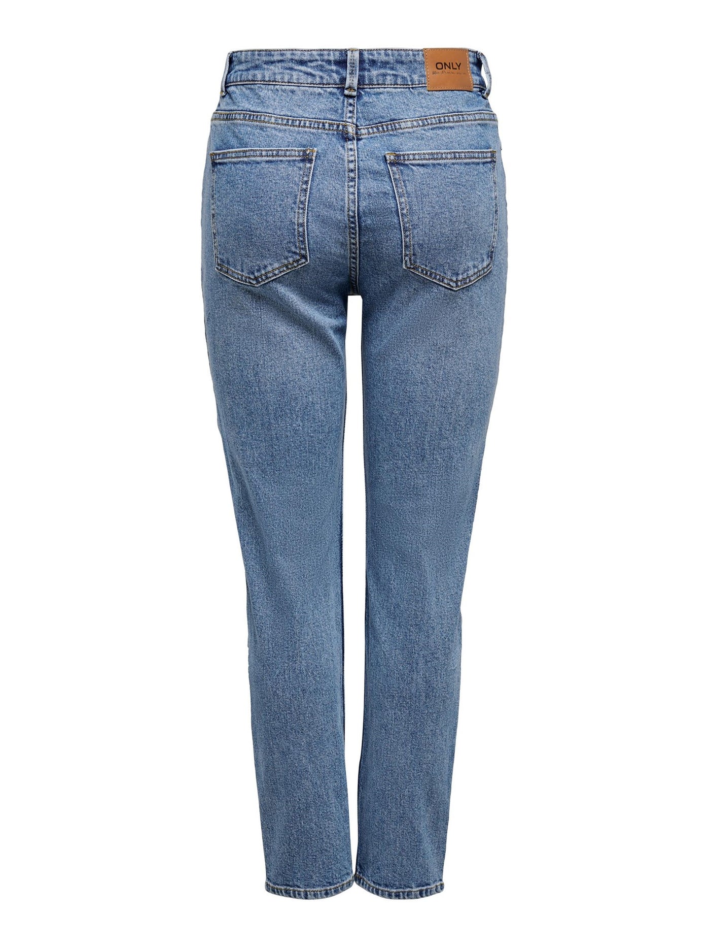 Emily High Waist Jeans - Medium Blå - ONLY 3