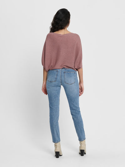 Emily High Waist Jeans - Medium Blå - ONLY 6