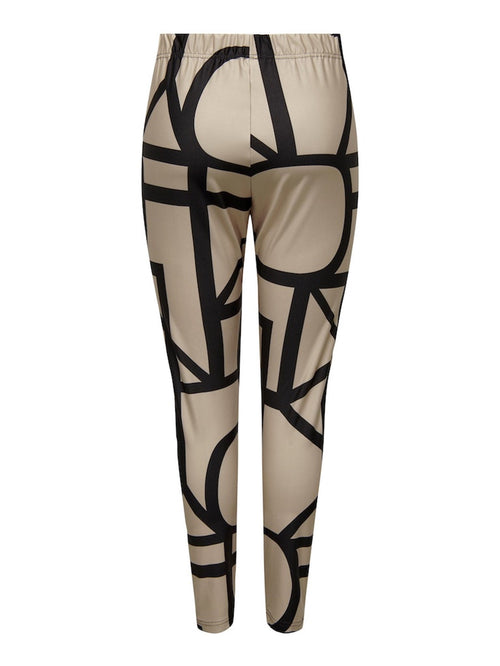 Tina Leggings m. Tryk - Nomad - ONLY
