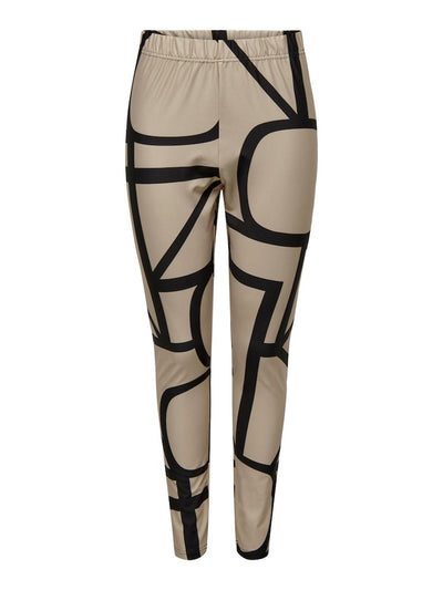 Tina Leggings m. Tryk - Nomad - ONLY