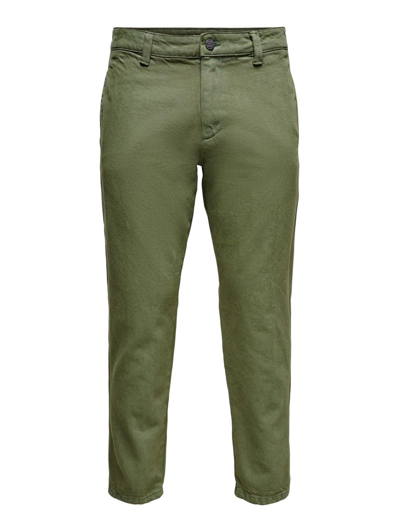 Avi Beam Chino Twill Pants - Olive Night - Only & Sons 6