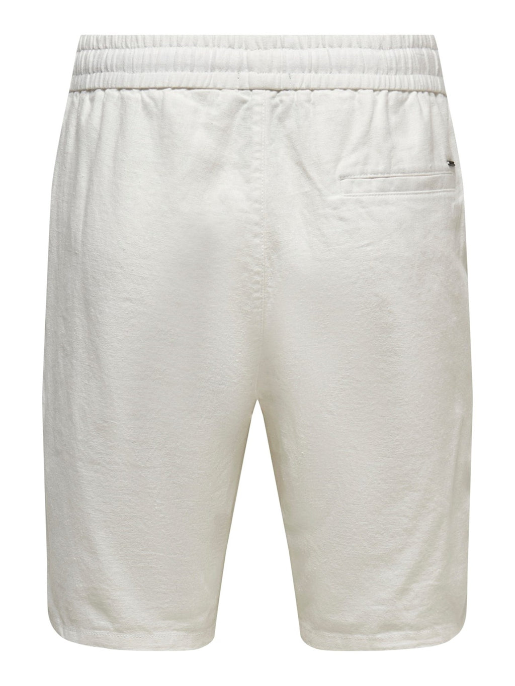 Linus Linen Shorts - Bright White