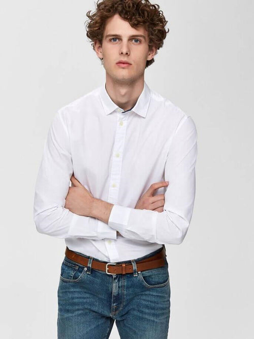 Oxford Skjorte - Hvit - Selected Homme