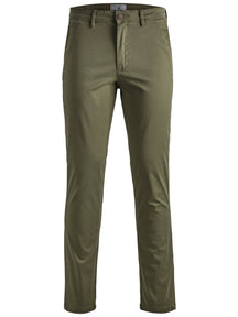 Marco Bowie Chino Pants - Oliven