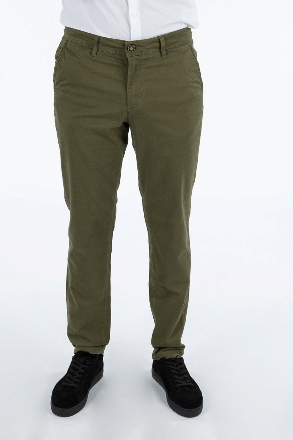 Marco Bowie Chino Pants - Oliven