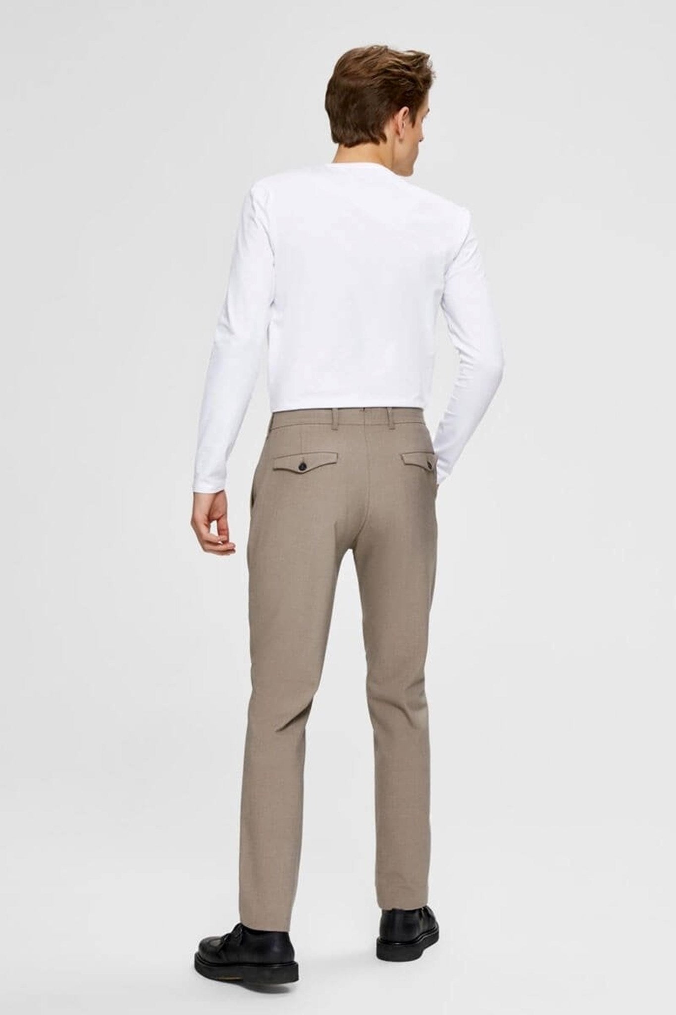 Performance Premium Pants - Sand - Selected Homme 4