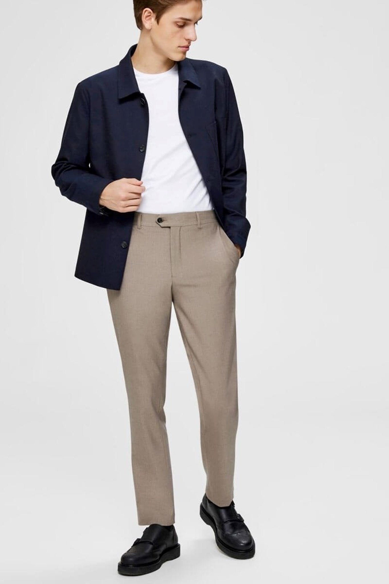 Performance Premium Pants - Sand - Selected Homme 2