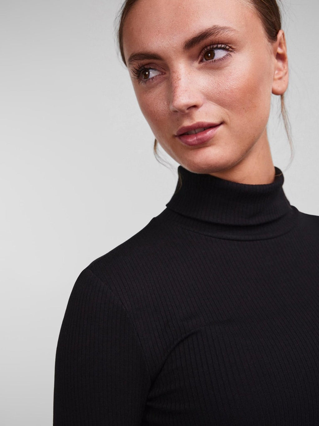 Kitte Rollneck Top - Svart