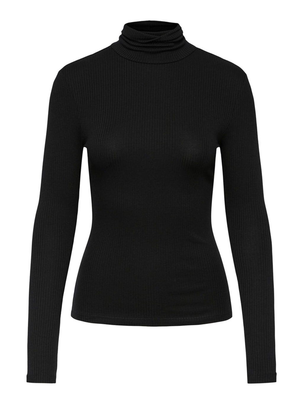 Kitte Rollneck Top - Svart