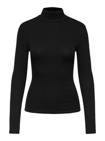 Kitte Rollneck Top - Svart