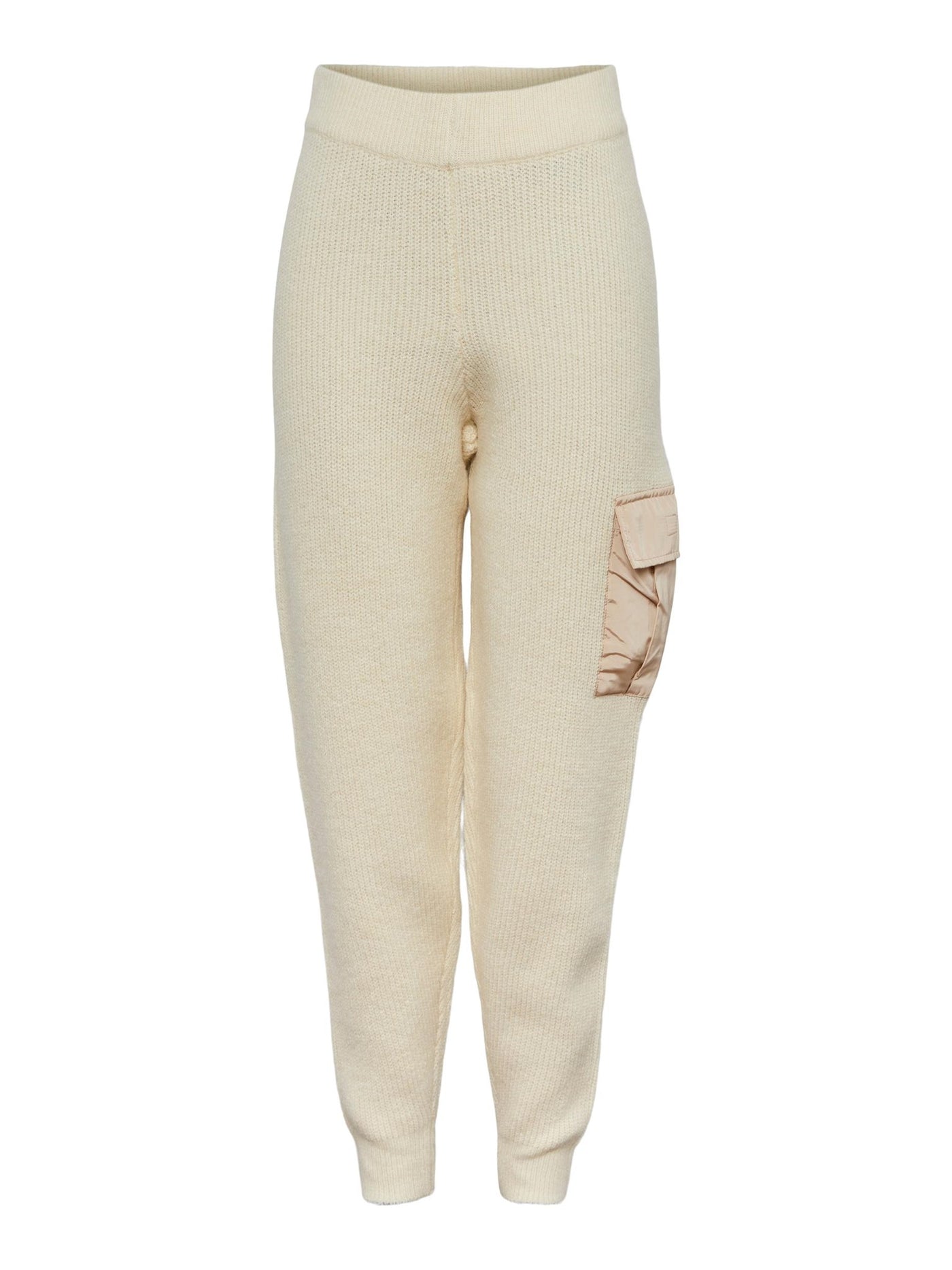 Naura Knit Pants - Antique White - PIECES