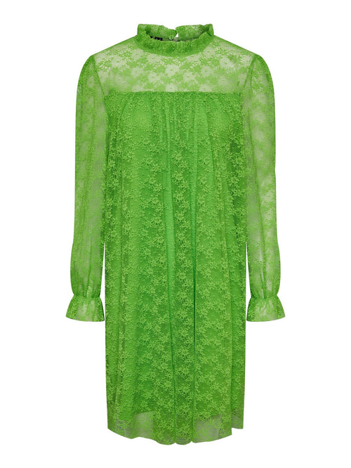 May Lace Maxi Kjole - Grass Green - PIECES