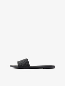 Pernille Quiltet Sandal - Svart