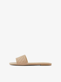 Pernille Quiltet Sandal - Beige