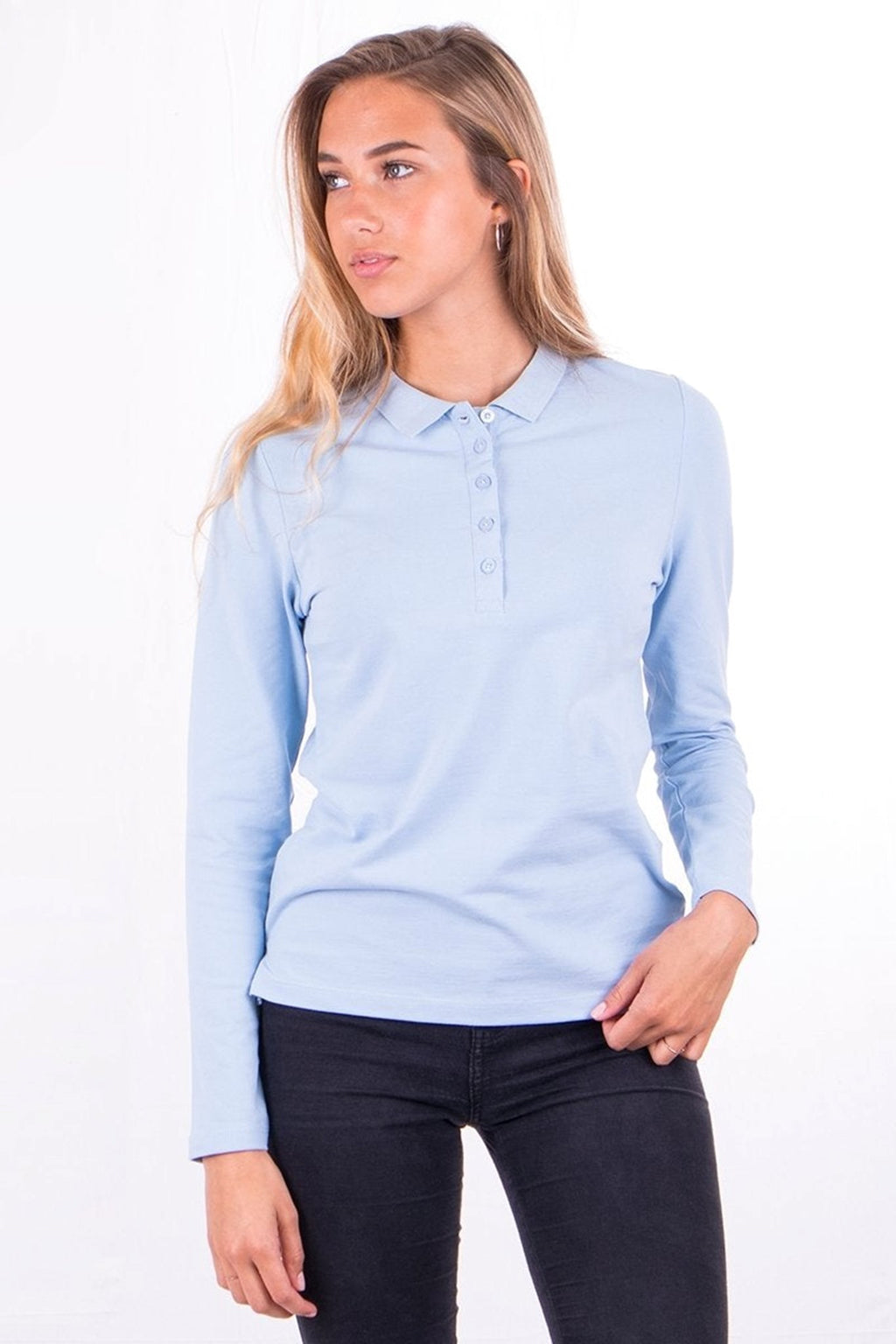 Polo Shirt - Sky Blå