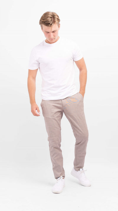 Mark Pants ruter - Beige - Only & Sons 2