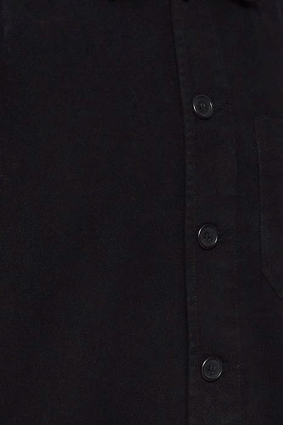 Wand Overshirt - True Black - Solid 3