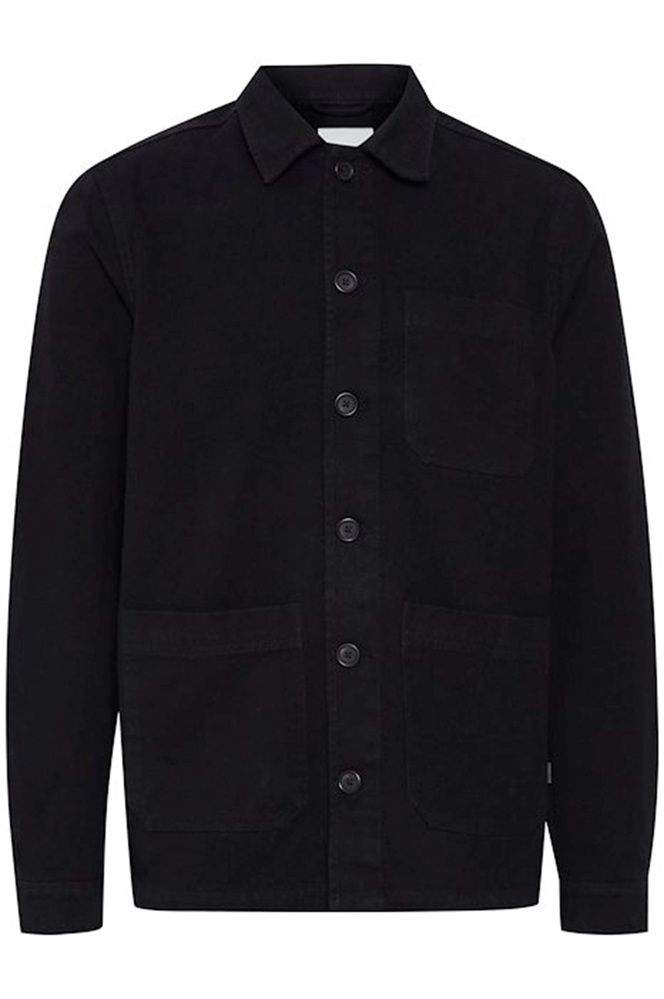Wand Overshirt - True Black - Solid