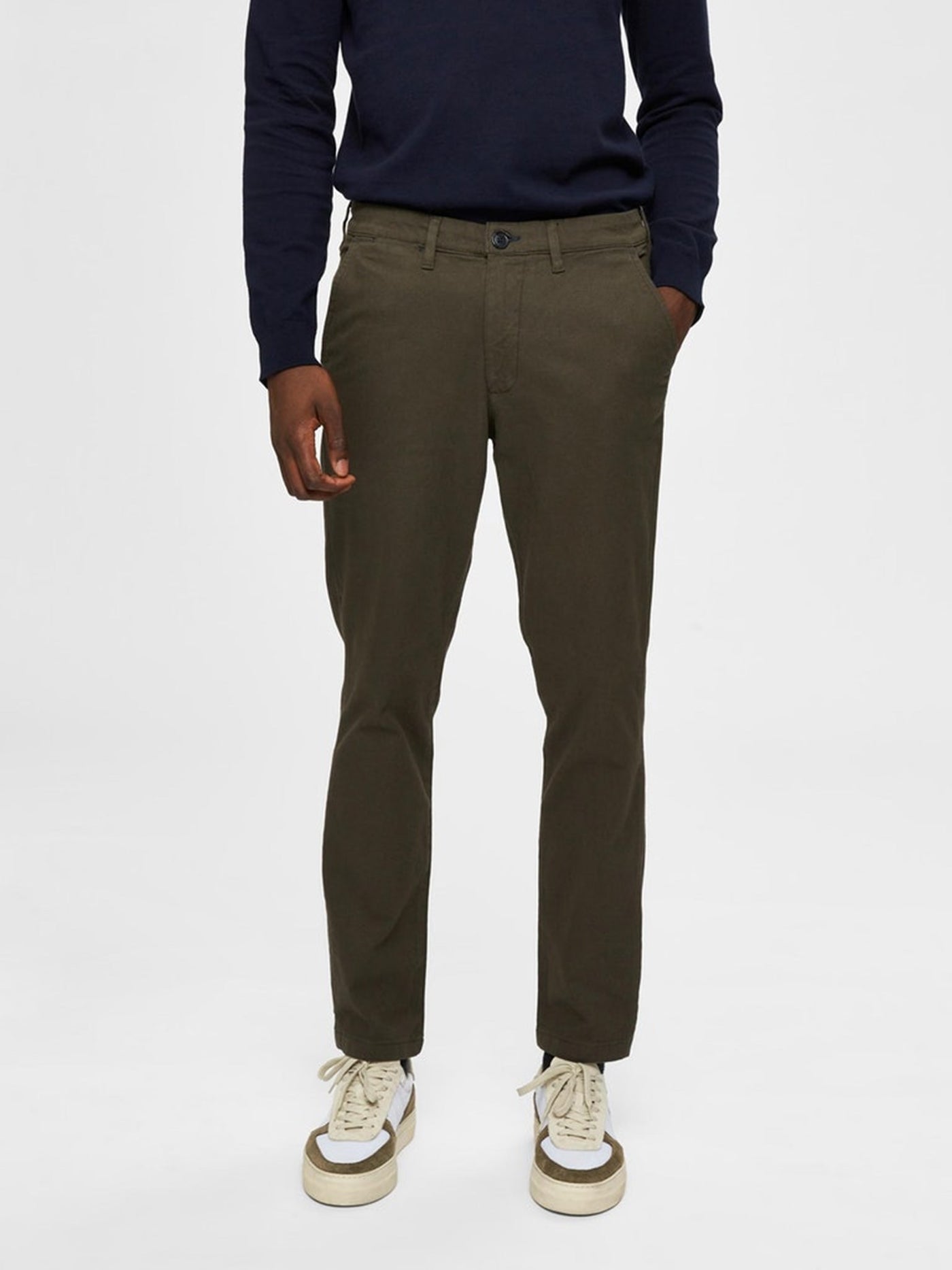 Miles Flex Structure - Forest Night (slim) - Selected Homme