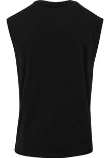 Sleeveless T-shirt - Svart