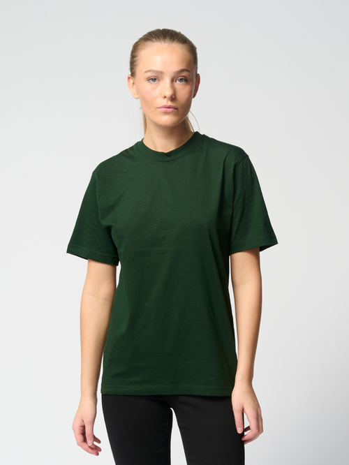 Oversized t-shirt - Bottle Green - TeeShoppen