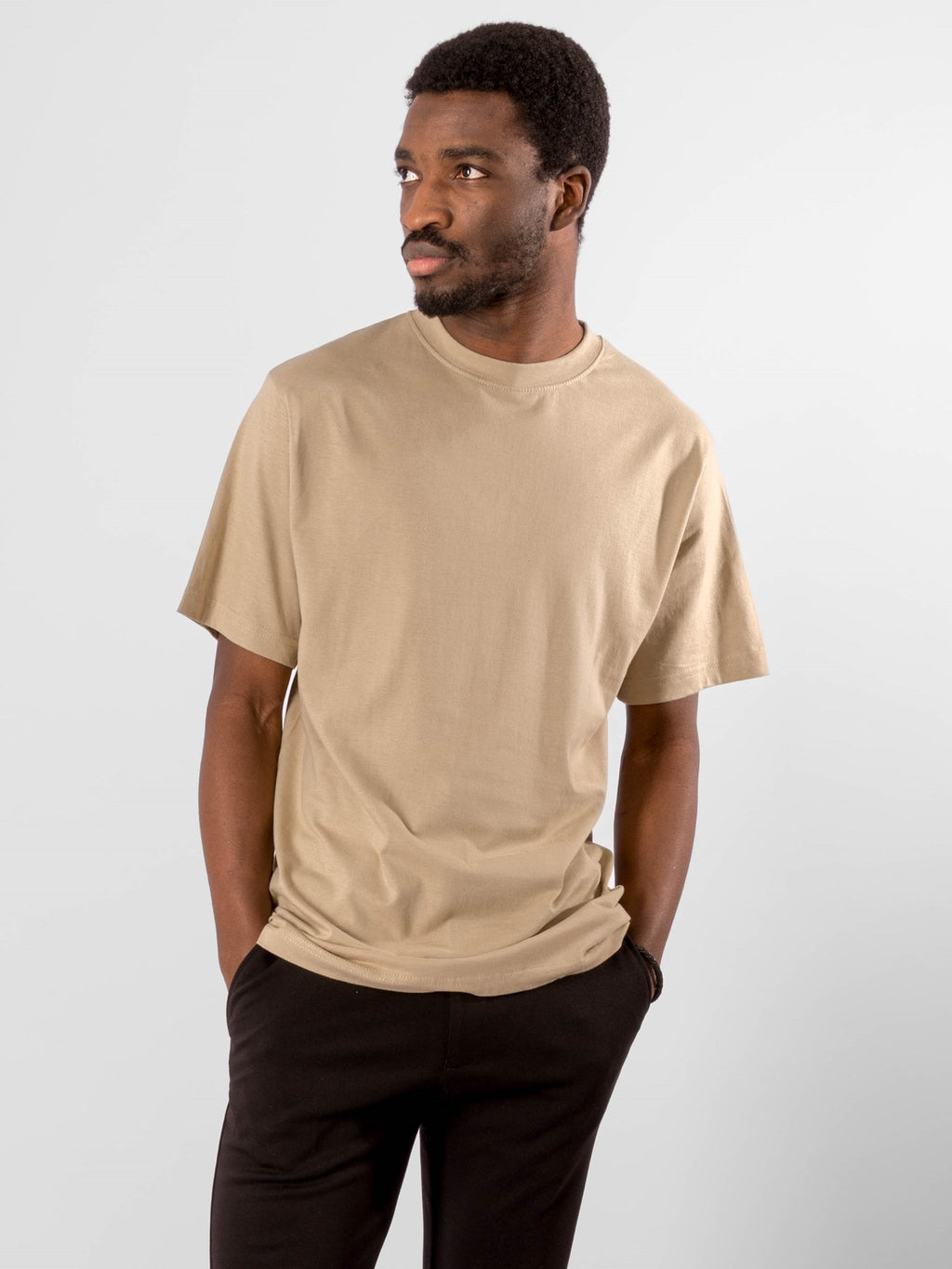 Oversized T-shirt - Beige