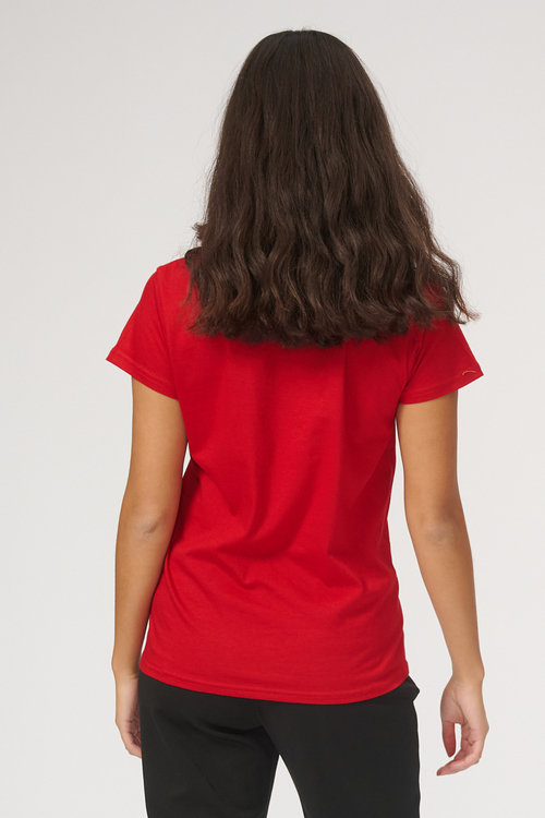 Basic T-shirt - Red - TeeShoppen