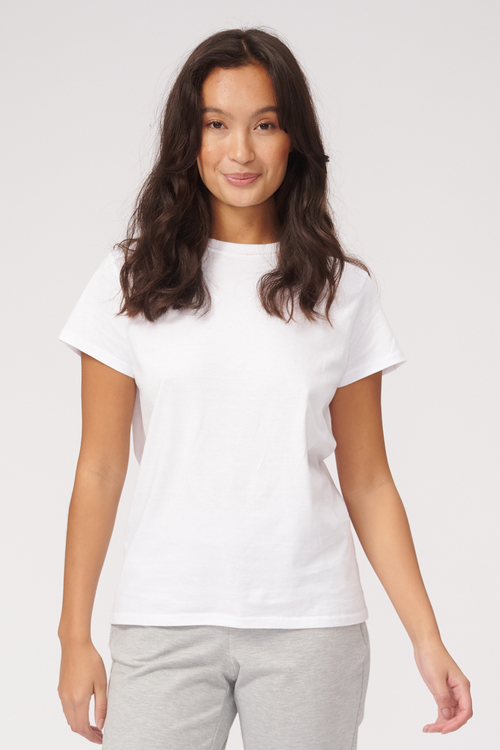 Basic T-shirt - Hvit - TeeShoppen