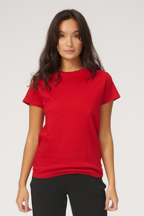 Basic T-shirt - Red - TeeShoppen