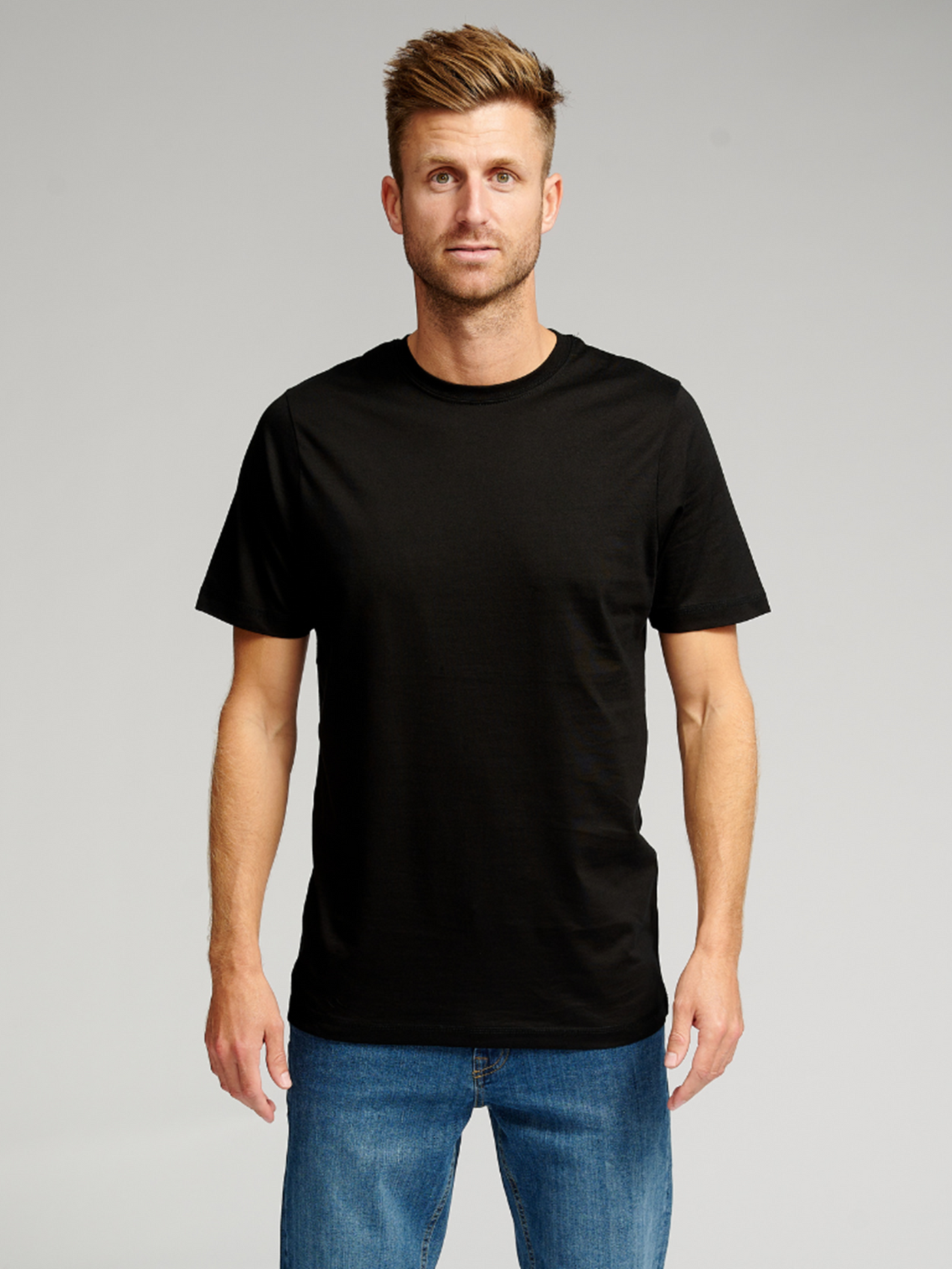 Økologisk Basic T-shirt - Svart - TeeShoppen
