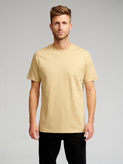 Økologisk Basic T-shirt - Beige - TeeShoppen