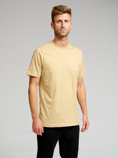 Økologisk Basic T-shirt - Beige - TeeShoppen