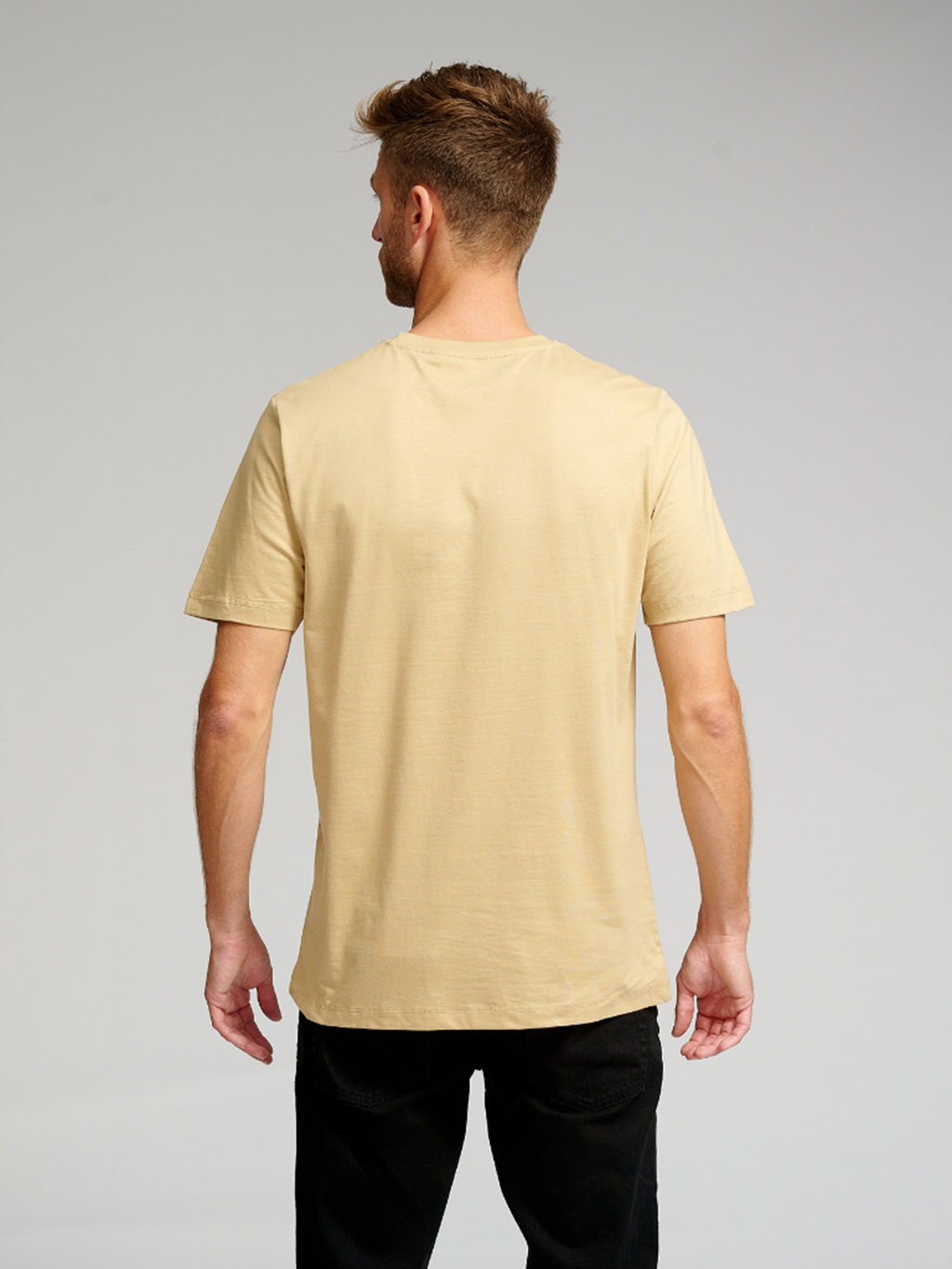 Økologisk Basic T-shirt - Beige