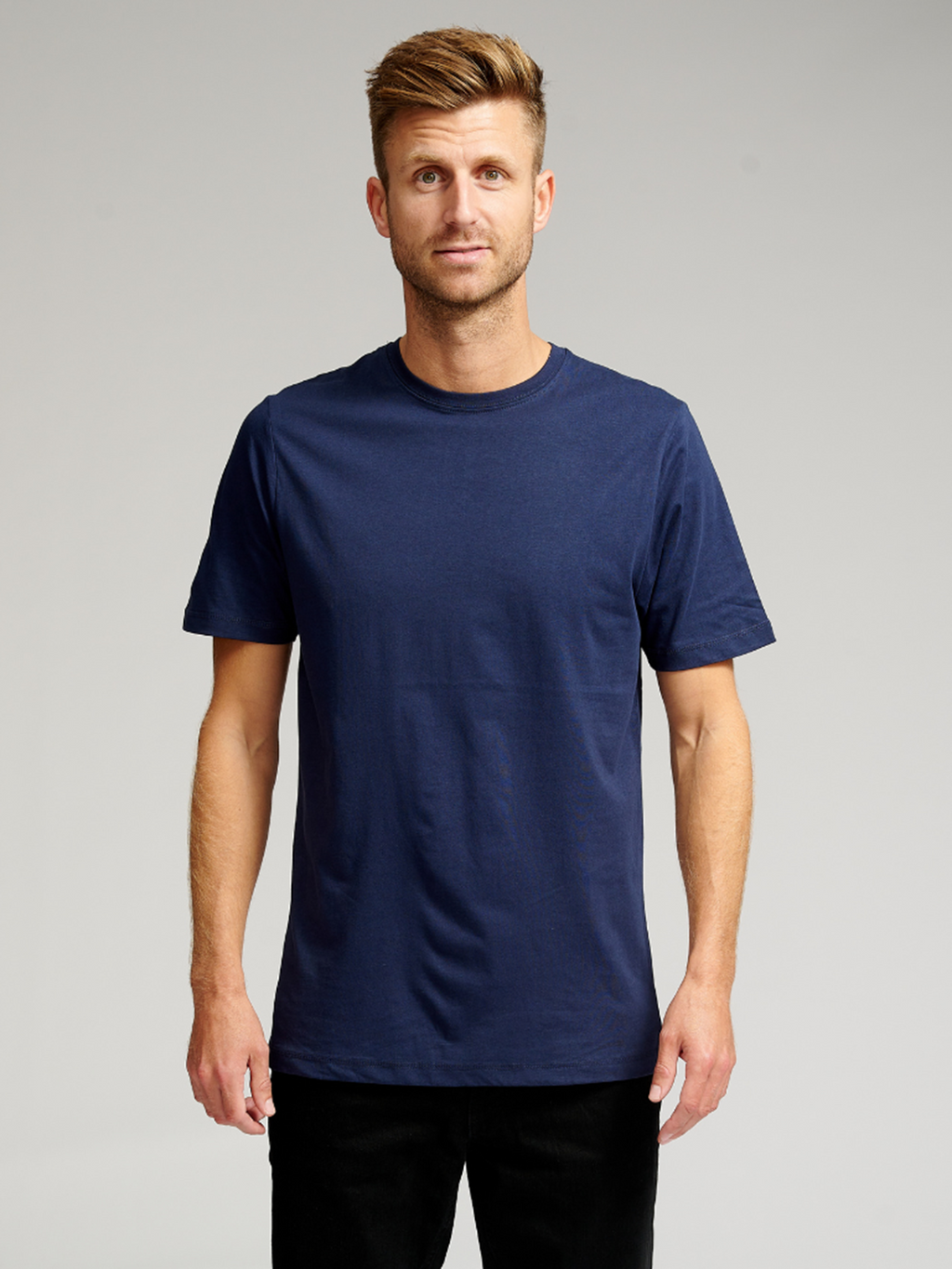 Økologisk Basic T-shirt - Marinen