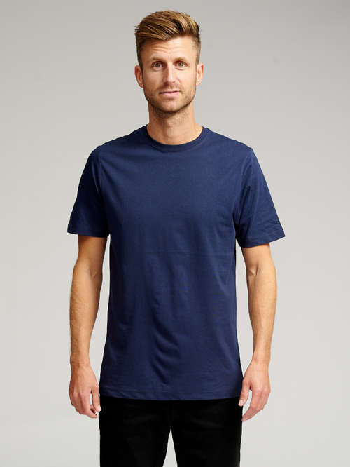 Økologisk Basic T-shirt - Marinen - TeeShoppen