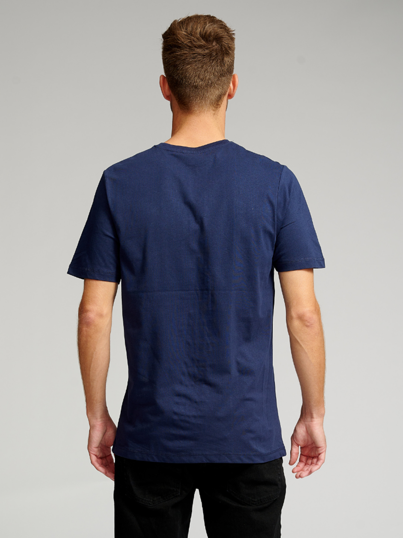 Økologisk Basic T-shirt - Marinen - TeeShoppen 4
