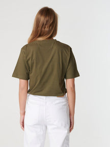 Boyfriend T-shirt - Army Grønn