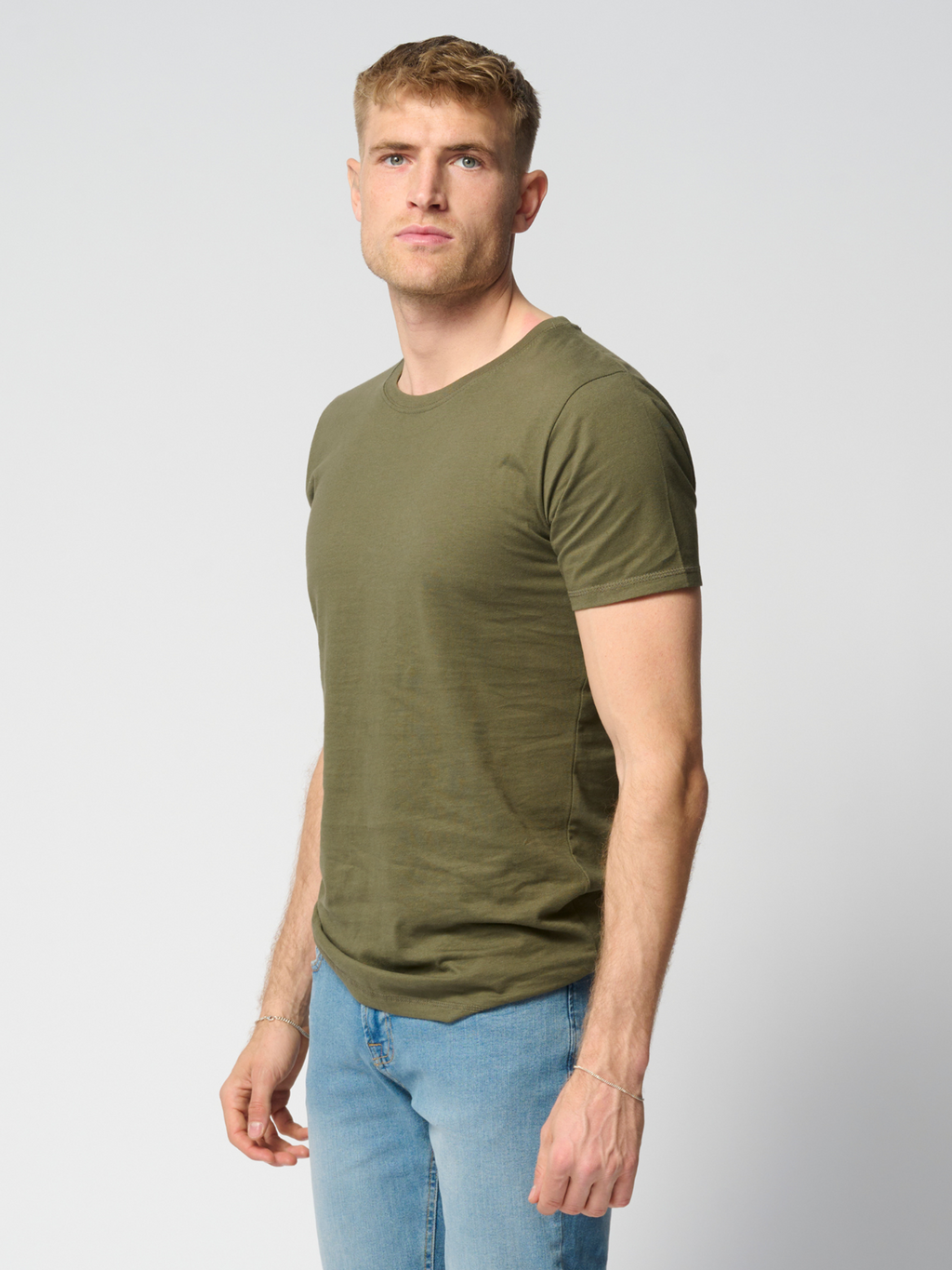 Muscle T-shirt - Army Grønn