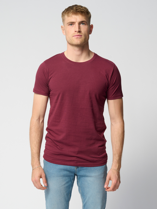 Muscle T-shirt - Bordeaux - TeeShoppen